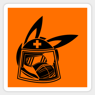 MOULE Head Medical Logo Orange Sticker